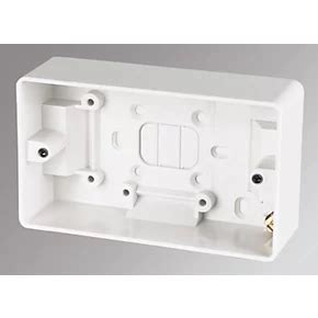 back to back electrical boxes|screwfix double back box.